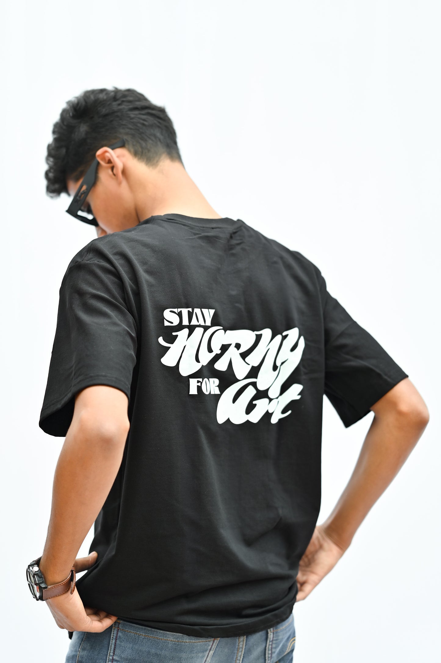 Stay Horny for Art Oversized T-shirt