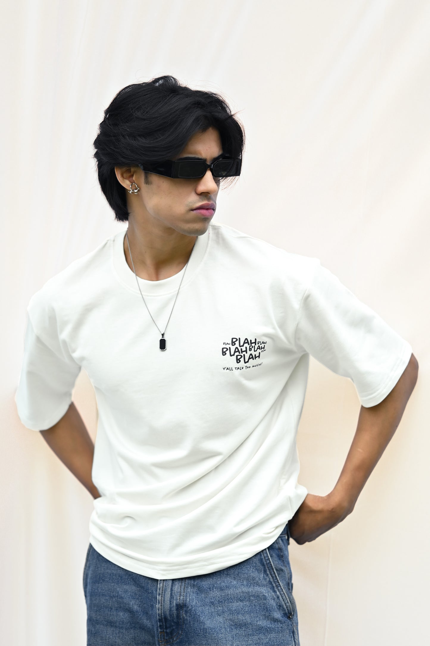 Blah Blah Blah Oversized T-shirt