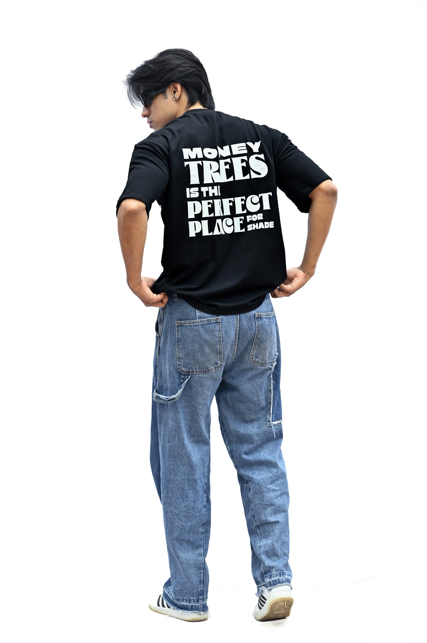 Money Trees is the Perfect Place for Shade Oversized T-shirt