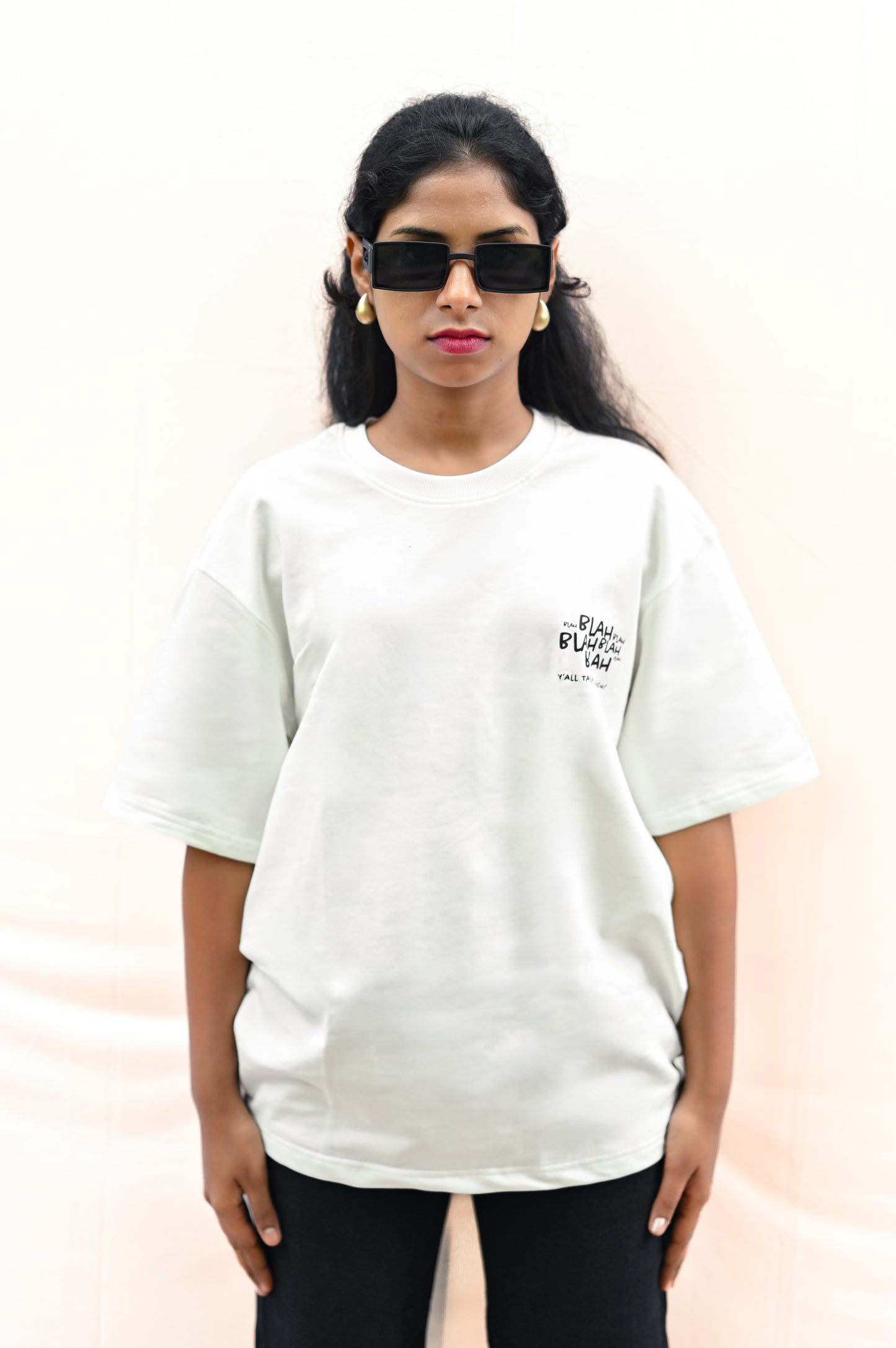 Blah Blah Blah Oversized T-shirt