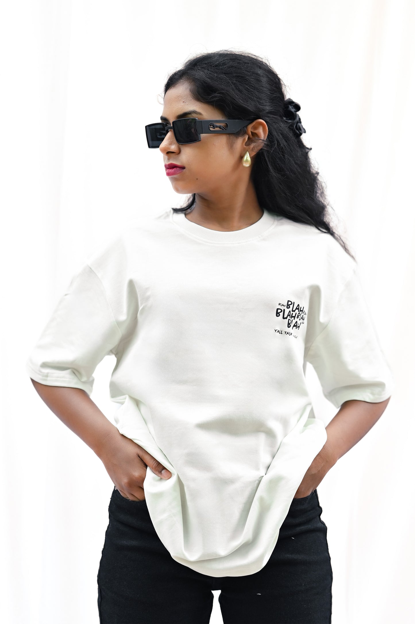 Blah Blah Blah Oversized T-shirt