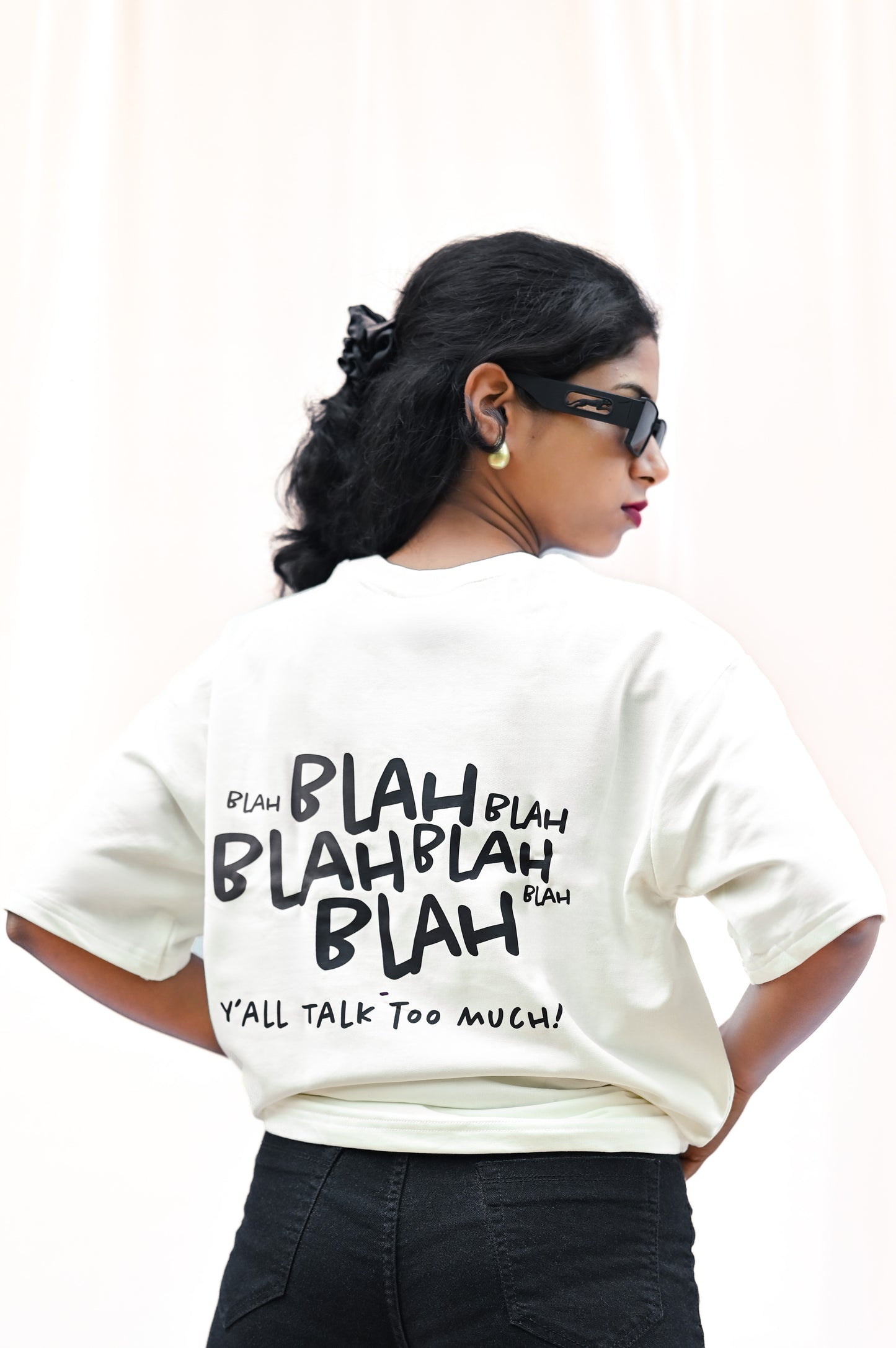Blah Blah Blah Oversized T-shirt