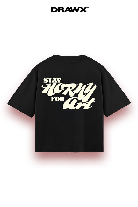 Stay Horny for Art Oversized T-shirt